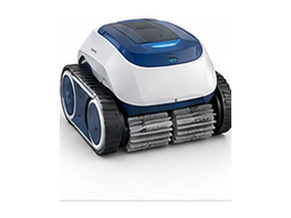 WYBOT S2 robotic pool cleaner — AI illustrative render